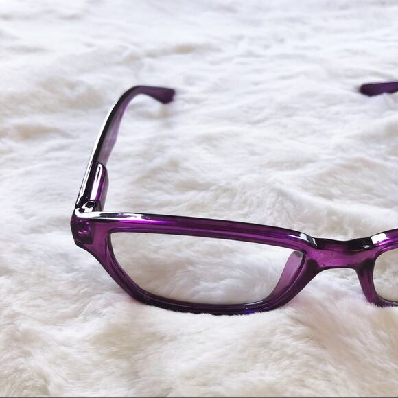 Ashley Purple Pattern Reader Blue Light Glasses - Picture 8 of 11